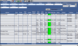 report basic lock column 0