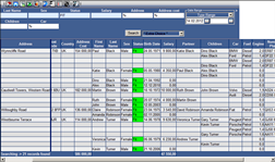 report basic lock column 1
