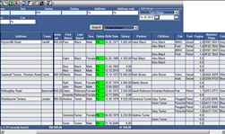 report basic lock column 2