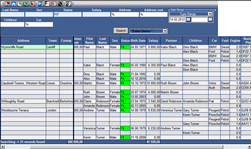 report basic lock column 3